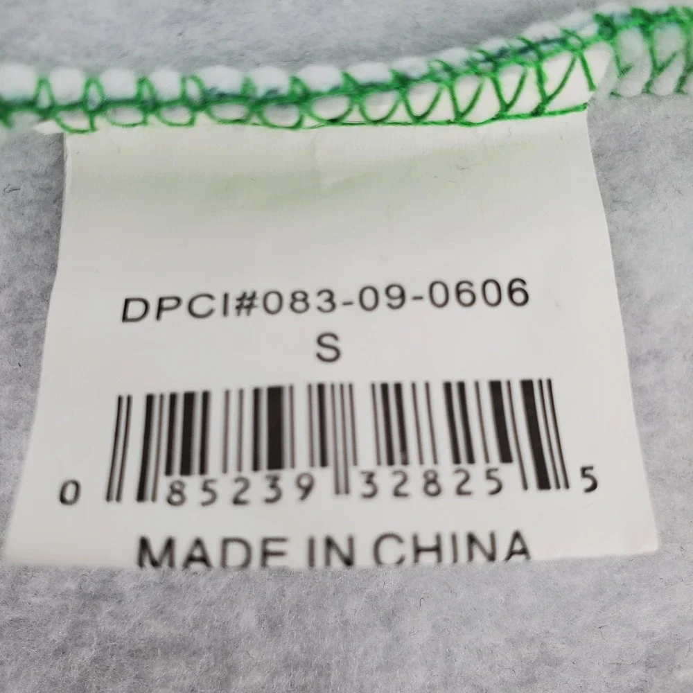 Target Green White Striped Dog Hoodie Small Fleece Lined Pom-Pom New Without Tag